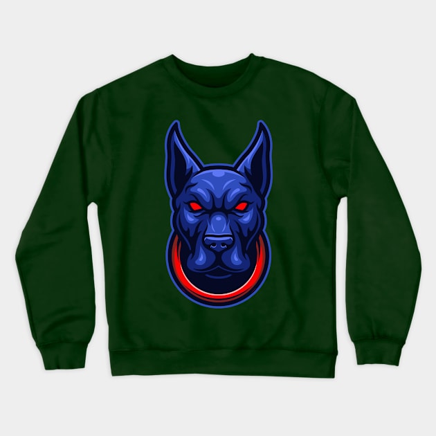 Dog Crewneck Sweatshirt by mightyfire